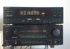 Kenwood Amplifier Set A-848+ Equalizer GE-848 Preloved Normal