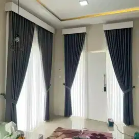 Pemasangan Gorden Blackout Pasang Skat Klinik Hordeng Gordyn Vitrase
