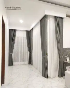 Pembuatan Tirai Gorden Jendela Gordyn Mewah Hordeng Terbaru Murah