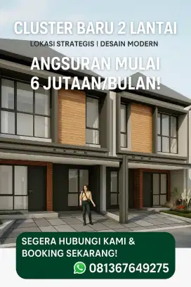 Rumah 2 lantai di metland cibitung