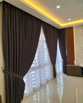 Menjual Tirai Gorden Jendela Gordyn Mewah Hordeng Terbaru Murah