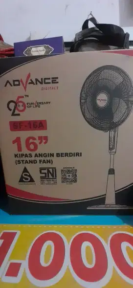 Jual kipas Advance SF-16A  dan Kompor rinnai RI-522E