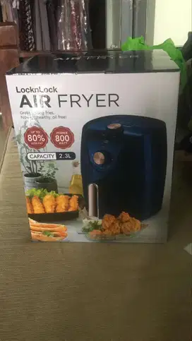 BNIB LocknLock Air Fryer 2,3 Liter 800 Watt