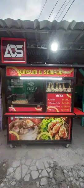 Dijual gerobak dimsum