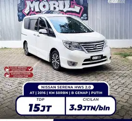 [ TERMURAH BERGARANSI 5TH ] SERENA HWS 2.0 FACELIFT MATIC 2016 (HBM)
