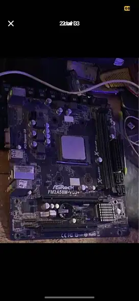 Motherboard Asrock FM2+ & Prosesor AMD A6 5400K