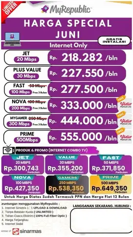 Wifi murah My republic