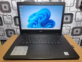 Laptop Dell Core i5 gen 10 ram 8gb SSD slim mulus siap pakai