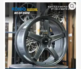 Velg Mobil Konig Neoform Original Ring 18 ET32 Matte Grey