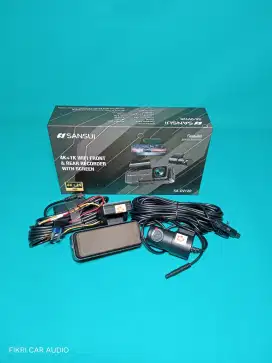 Dashcam SANSUI SA-DV120 4K + 1K  2Camera Wifi Front & Rear Recorder