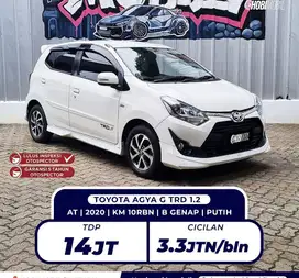 [ KM 10RB BERGARANSI 5TH ] AGYA G TRD SPORTIVO 1.2 MATIC 2020 (HBM)