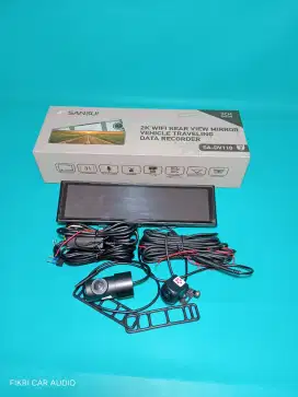 DVR Spion SANSUI SA-DV110 GEN2 3CH CAR DVR 2K Wifi Rear View Mirror