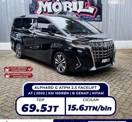 [ DISC 31 BERGARANSI 5TH ] ALPHARD G ATPM 2.5 FACELIFT MATIC 2020