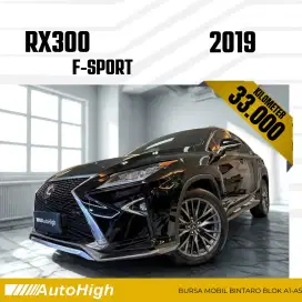 DP10% [Km33.000] RX300 F-Sport 2019 Black / RX 300 Reg 2020 #AUTOHIGH