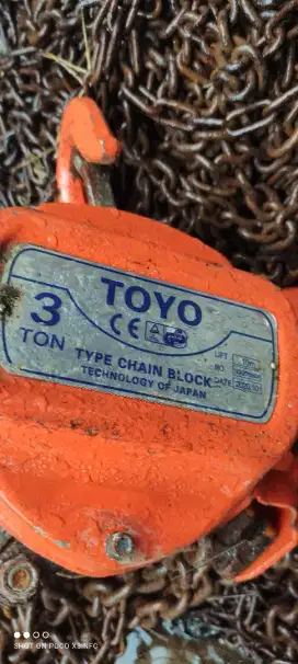Jual murah TACKEL 3 ton & 2 ton  bekas ada 3 unit.