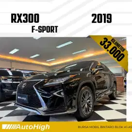 DP10% [Km33.000] RX300 F-Sport 2019 Black / RX 300 Reg 2018 #AUTOHIGH