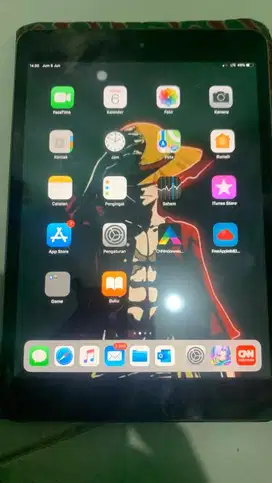 Jual cepat iPad mini 2 16GB IOS 12 hitam all OP 4G siap reset.