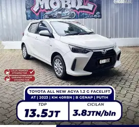 [ BERGARANSI 5TH ] ALL NEW AGYA 1.2 G FACELIFT MATIC 2023 (HBM)