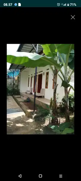Di kontrakan rumah tingal