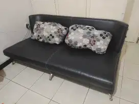 JUAL Sofa Bekas Bahan Kulit Kondisi Bagus - Bandung