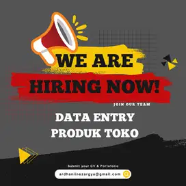 Data Entry produk toko