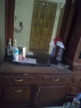 Meja rias antik jati tua