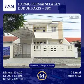 Rumah Darmo Permai Selatan dkt Sukomanunggal Dukuh Pakis Pakuwon PTC