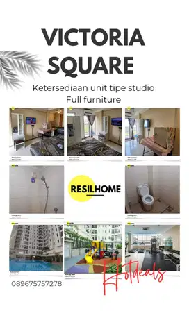 Sewa bulanan apartemen Victoria Square cimone tangerang karawaci