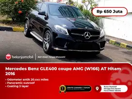 [LOW MILES] Mercedes Benz GLE400 coupe AMG (W166) AT Hitam 2016/2017