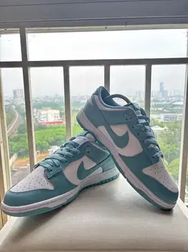 Nike Dunk Low Retro White / Denim Turquoise sz 44.5 44,5 44
