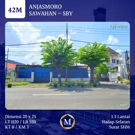 Rumah SHM Jl Anjasmoro Sawahan Pusat Kota dkt Tidar Arjuno Kedungdoro