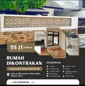 Disewakan satu rumah