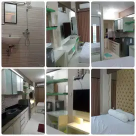 sewa studio furnish golf view, apartemen puncak bukit golf surabaya.