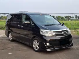 Toyota Alphard AS 2.4 AT. Tahun 2007. Hitam. Low km. Perfect cond