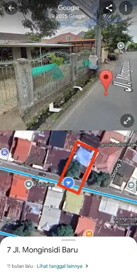 Dijual tanah beserta bangunan, pemilik langsung