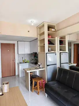 Dijual apartemen puncak CBD 2 BR full furnish siap huni