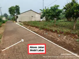Jual tanah kebun murah akses mobil lokasi kemang Parung bgr