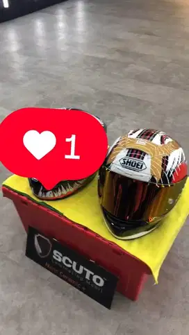 Shoei x14 clone marc marquez