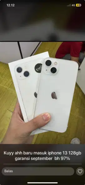 Iphone 128gb resmi indo PA/A