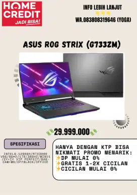 Cicilan Lapto Gaming ROG STRIX G733ZM