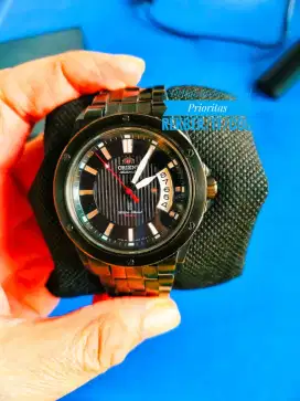 Orient Advancer Sports Black Pattern Dial Automatic All Original Rare