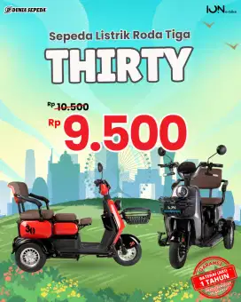 Jual Sepeda Listrik Roda Tiga Ion Thirty