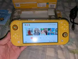 Dijual Nintendo Switch Lite yellow dual os bekas