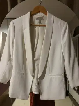 H&M White blazer