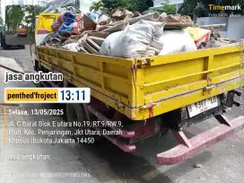 Jasa buang sampah puing proyek urugan pindahan dan lainyah