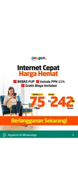 PROMO WIFI OXYGEN STABIL