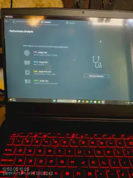 Msi thin core i7 gen 12th RAM 64GB RTX 3050