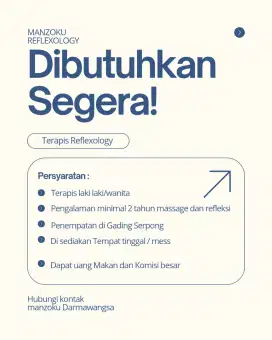 LOWONGAN TERAPIS