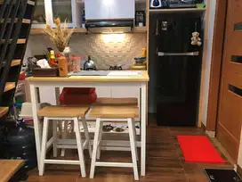 Di JUAL MURAH !!! Bundling 1 set Meja makan informa & rak TV Dekoruma