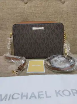 TAS MICHAEL KORS JET SET SIGNATUR ORIGINAL  FLASH SALE HARGA AMBYAR